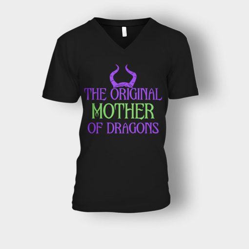 The-Original-Mother-Of-Dragons-Disney-Maleficient-Inspired-Unisex-V-Neck-T-Shirt-Black