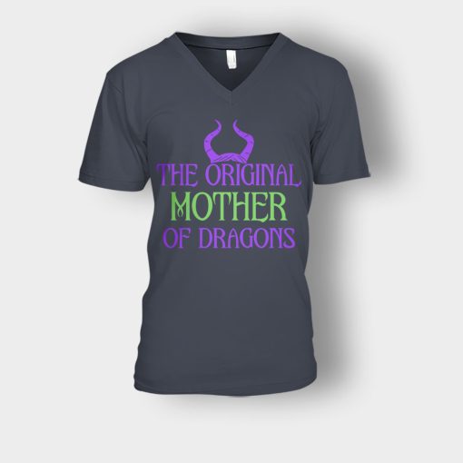 The-Original-Mother-Of-Dragons-Disney-Maleficient-Inspired-Unisex-V-Neck-T-Shirt-Dark-Heather