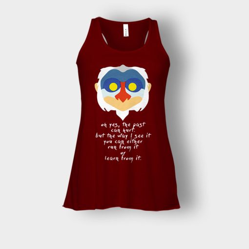 The-Past-Can-Hurt-The-Lion-King-Disney-Inspired-Bella-Womens-Flowy-Tank-Maroon