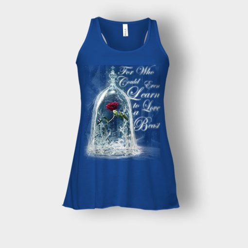 The-Rose-Disney-Beauty-And-The-Beast-Bella-Womens-Flowy-Tank-Royal