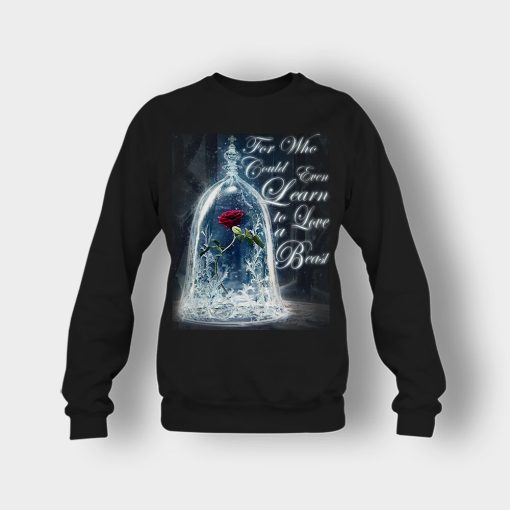 The-Rose-Disney-Beauty-And-The-Beast-Crewneck-Sweatshirt-Black