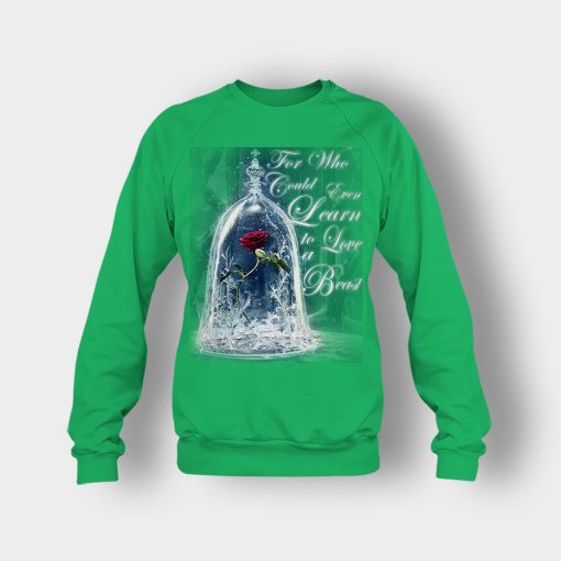 The-Rose-Disney-Beauty-And-The-Beast-Crewneck-Sweatshirt-Irish-Green