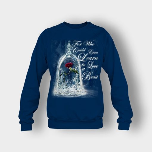 The-Rose-Disney-Beauty-And-The-Beast-Crewneck-Sweatshirt-Navy