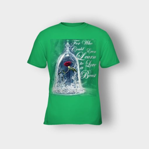 The-Rose-Disney-Beauty-And-The-Beast-Kids-T-Shirt-Irish-Green