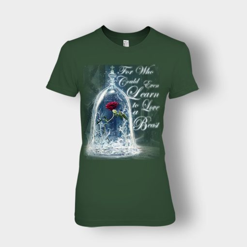 The-Rose-Disney-Beauty-And-The-Beast-Ladies-T-Shirt-Forest