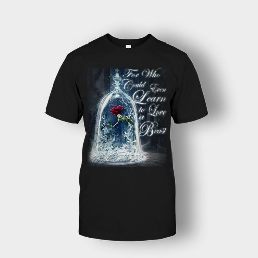 The-Rose-Disney-Beauty-And-The-Beast-Unisex-T-Shirt-Black