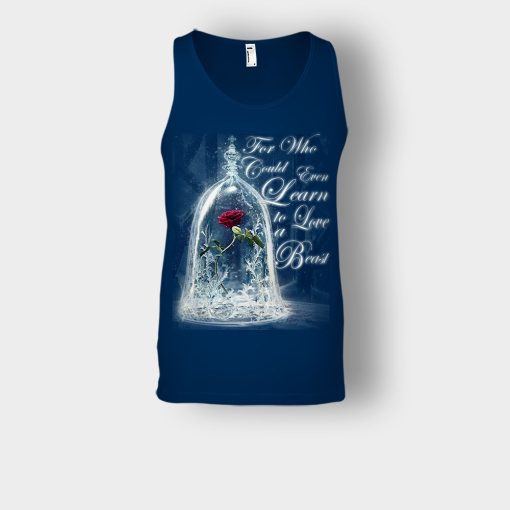 The-Rose-Disney-Beauty-And-The-Beast-Unisex-Tank-Top-Navy