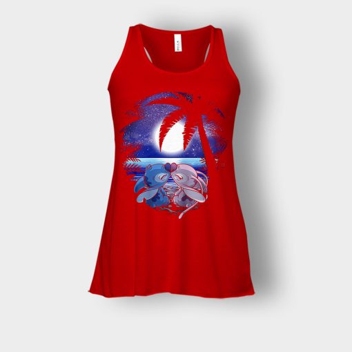 The-Starry-Night-Disney-Lilo-And-Stitch-Bella-Womens-Flowy-Tank-Red