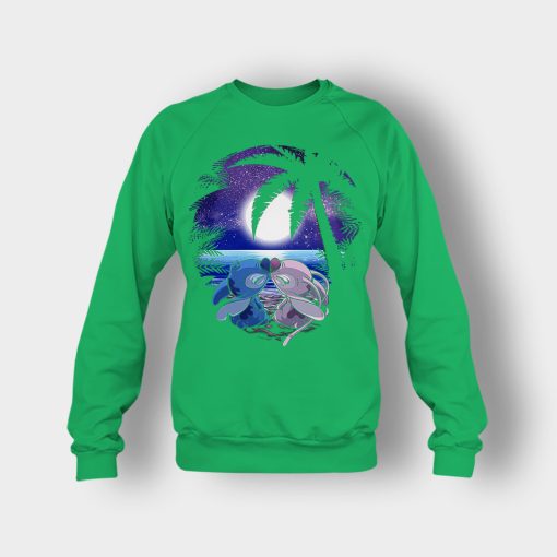 The-Starry-Night-Disney-Lilo-And-Stitch-Crewneck-Sweatshirt-Irish-Green