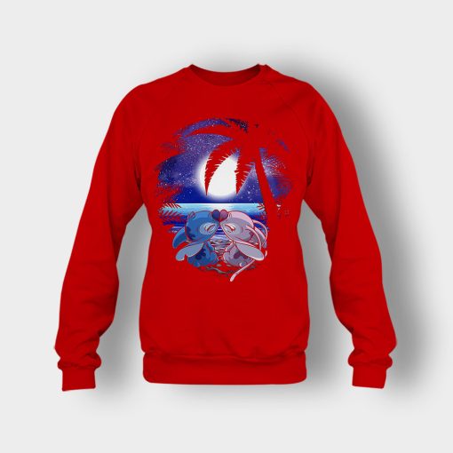 The-Starry-Night-Disney-Lilo-And-Stitch-Crewneck-Sweatshirt-Red