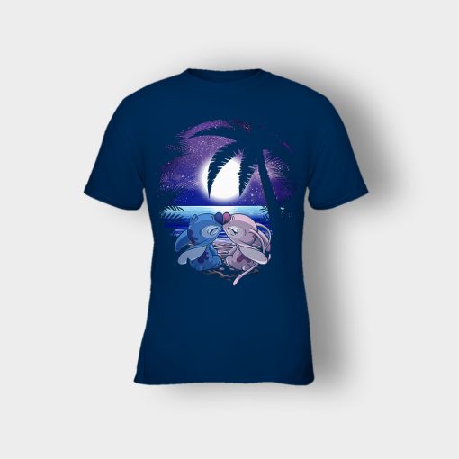 The-Starry-Night-Disney-Lilo-And-Stitch-Kids-T-Shirt-Navy