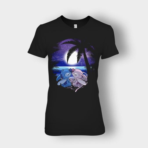 The-Starry-Night-Disney-Lilo-And-Stitch-Ladies-T-Shirt-Black