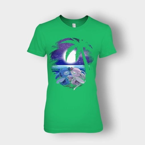 The-Starry-Night-Disney-Lilo-And-Stitch-Ladies-T-Shirt-Irish-Green