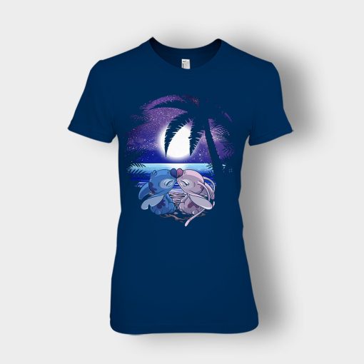 The-Starry-Night-Disney-Lilo-And-Stitch-Ladies-T-Shirt-Navy