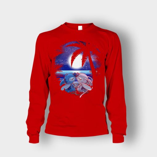 The-Starry-Night-Disney-Lilo-And-Stitch-Unisex-Long-Sleeve-Red