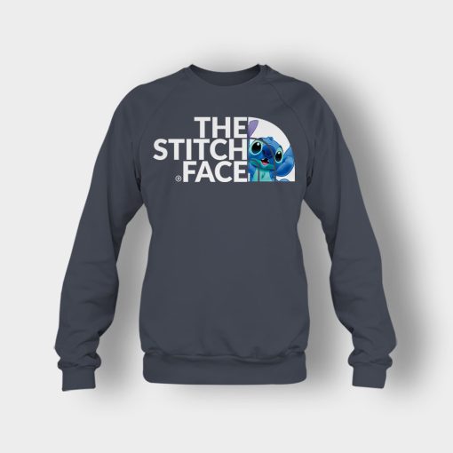 The-Stitch-Face-Disney-Lilo-And-Stitch-Crewneck-Sweatshirt-Dark-Heather