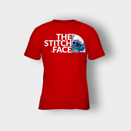 The-Stitch-Face-Disney-Lilo-And-Stitch-Kids-T-Shirt-Red