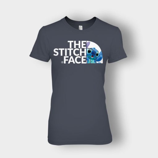 The-Stitch-Face-Disney-Lilo-And-Stitch-Ladies-T-Shirt-Dark-Heather