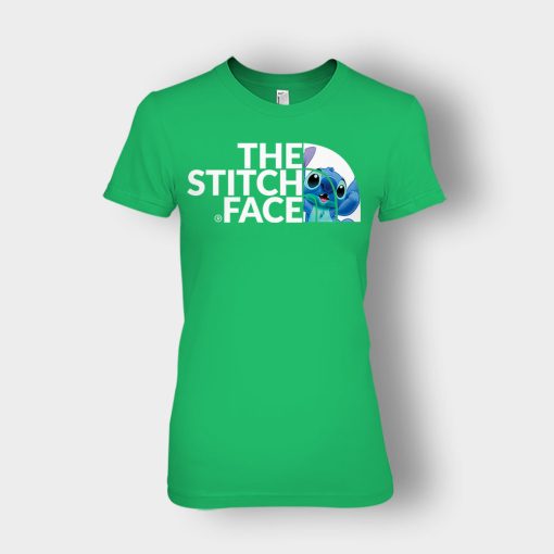 The-Stitch-Face-Disney-Lilo-And-Stitch-Ladies-T-Shirt-Irish-Green