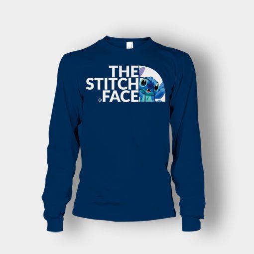 The-Stitch-Face-Disney-Lilo-And-Stitch-Unisex-Long-Sleeve-Navy