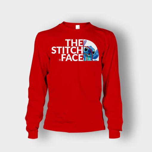 The-Stitch-Face-Disney-Lilo-And-Stitch-Unisex-Long-Sleeve-Red