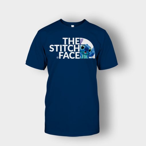 The-Stitch-Face-Disney-Lilo-And-Stitch-Unisex-T-Shirt-Navy