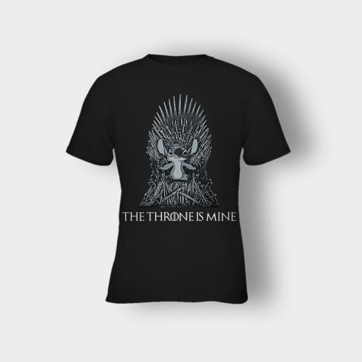 The-Throne-Is-Mine-Disney-Lilo-And-Stitch-Kids-T-Shirt-Black