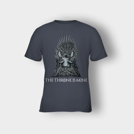 The-Throne-Is-Mine-Disney-Lilo-And-Stitch-Kids-T-Shirt-Dark-Heather