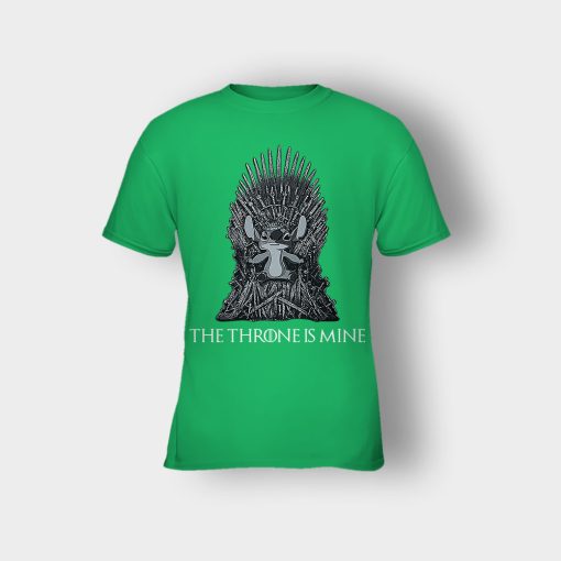 The-Throne-Is-Mine-Disney-Lilo-And-Stitch-Kids-T-Shirt-Irish-Green