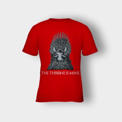 The-Throne-Is-Mine-Disney-Lilo-And-Stitch-Kids-T-Shirt-Red