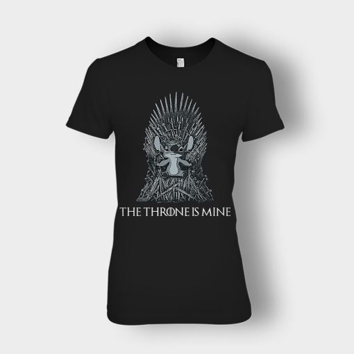 The-Throne-Is-Mine-Disney-Lilo-And-Stitch-Ladies-T-Shirt-Black