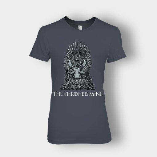 The-Throne-Is-Mine-Disney-Lilo-And-Stitch-Ladies-T-Shirt-Dark-Heather