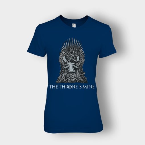 The-Throne-Is-Mine-Disney-Lilo-And-Stitch-Ladies-T-Shirt-Navy