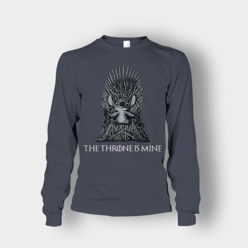 The-Throne-Is-Mine-Disney-Lilo-And-Stitch-Unisex-Long-Sleeve-Dark-Heather