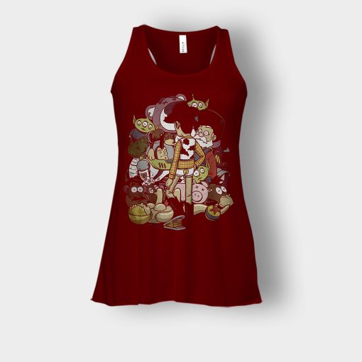 The-Toy-Maker-Disney-Toy-Story-Bella-Womens-Flowy-Tank-Maroon