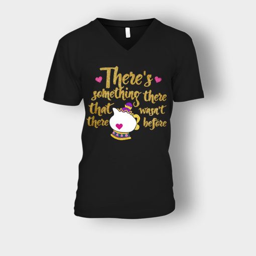 Theres-Something-There-That-Wasnt-There-Before-Disney-Beauty-And-The-Beast-Unisex-V-Neck-T-Shirt-Black