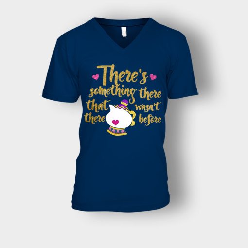 Theres-Something-There-That-Wasnt-There-Before-Disney-Beauty-And-The-Beast-Unisex-V-Neck-T-Shirt-Navy