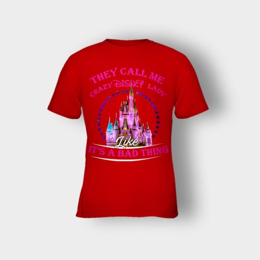 They-Call-Me-Crazy-Disney-Lady-Kids-T-Shirt-Red