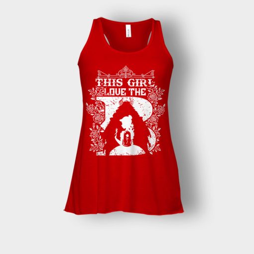 This-Girl-Love-The-Beast-Disney-Beauty-And-The-Beast-Bella-Womens-Flowy-Tank-Red