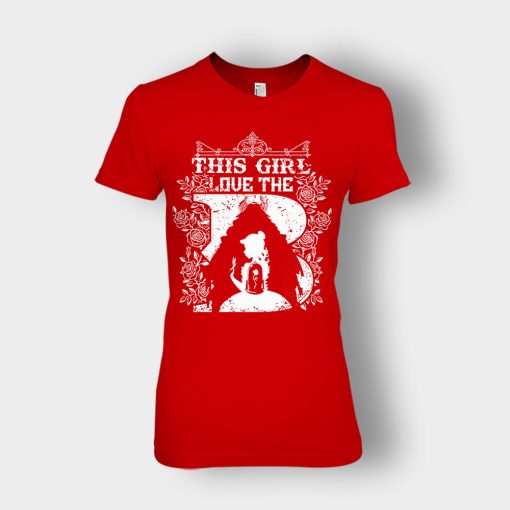 This-Girl-Love-The-Beast-Disney-Beauty-And-The-Beast-Ladies-T-Shirt-Red