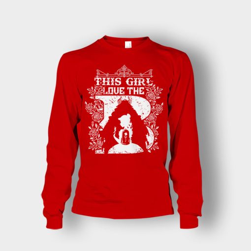 This-Girl-Love-The-Beast-Disney-Beauty-And-The-Beast-Unisex-Long-Sleeve-Red