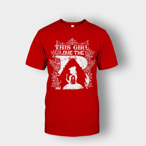 This-Girl-Love-The-Beast-Disney-Beauty-And-The-Beast-Unisex-T-Shirt-Red