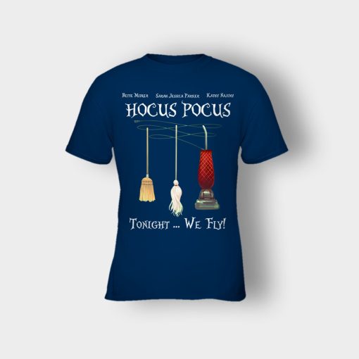 Tonight-We-Fly-Hocus-Pocus-Kids-T-Shirt-Navy