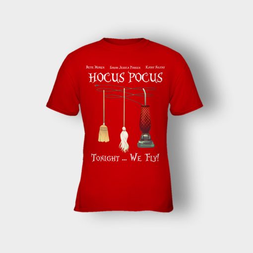 Tonight-We-Fly-Hocus-Pocus-Kids-T-Shirt-Red