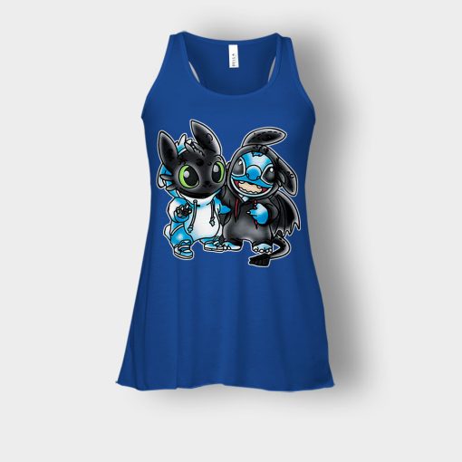 Toothless-And-Disney-Lilo-And-Stitch-Bella-Womens-Flowy-Tank-Royal