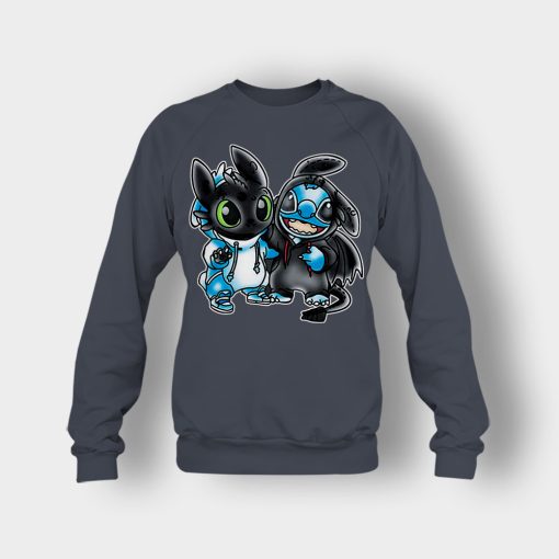 Toothless-And-Disney-Lilo-And-Stitch-Crewneck-Sweatshirt-Dark-Heather