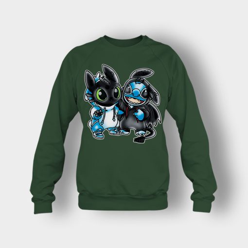 Toothless-And-Disney-Lilo-And-Stitch-Crewneck-Sweatshirt-Forest