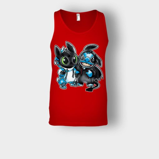 Toothless-And-Disney-Lilo-And-Stitch-Unisex-Tank-Top-Red