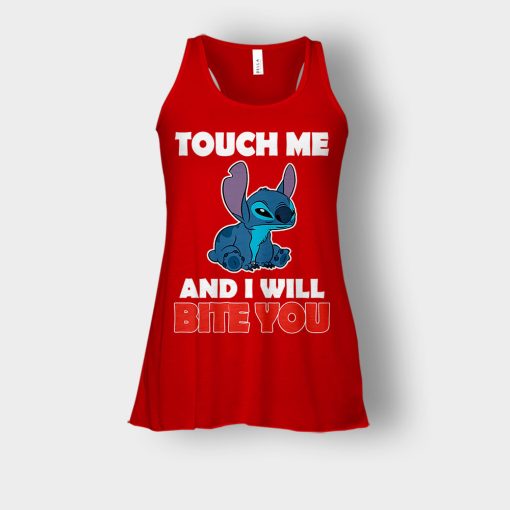 Touch-Me-And-I-Will-Bite-You-Disney-Lilo-And-Stitch-Bella-Womens-Flowy-Tank-Red