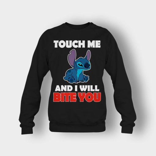 Touch-Me-And-I-Will-Bite-You-Disney-Lilo-And-Stitch-Crewneck-Sweatshirt-Black